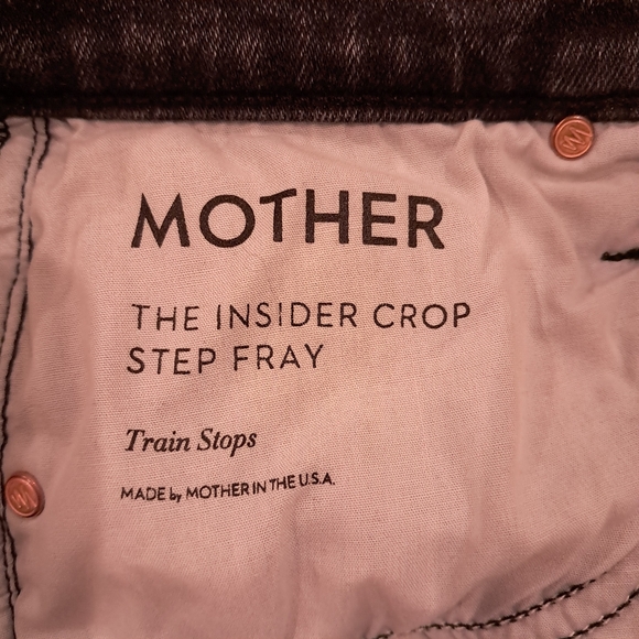 Mother Insider Crop Step Fray Jeans - Picture 8 of 11